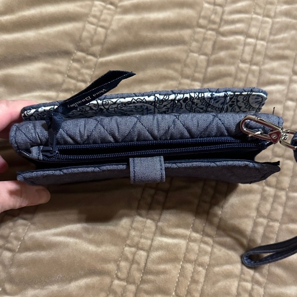 Vera Bradley Quilted Wallet in Slate Blue - Picture 4 of 4